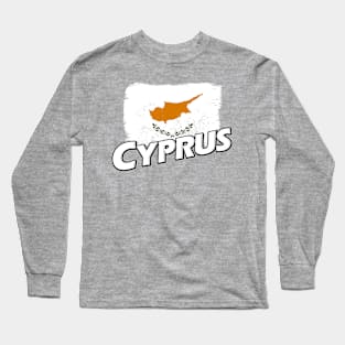 Cyprus flag t-shirt Long Sleeve T-Shirt